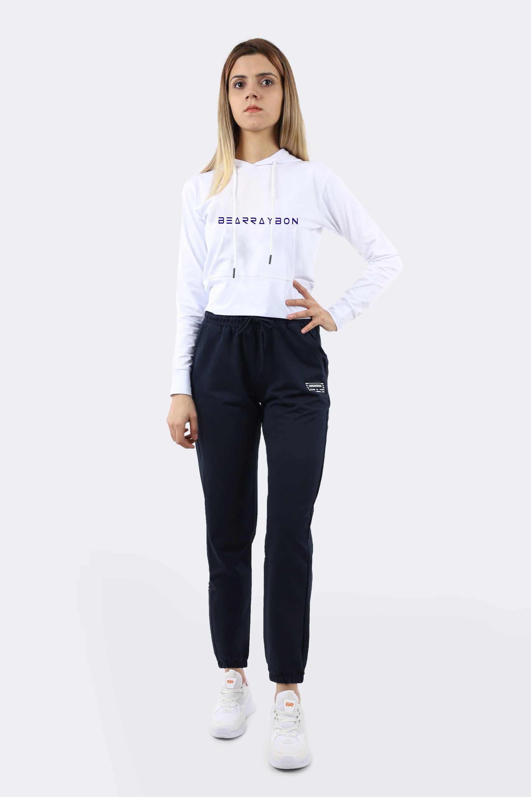7224-bearraybon-tracksuit-5_1 Cotton iconic logo print sweatpants - Image 1