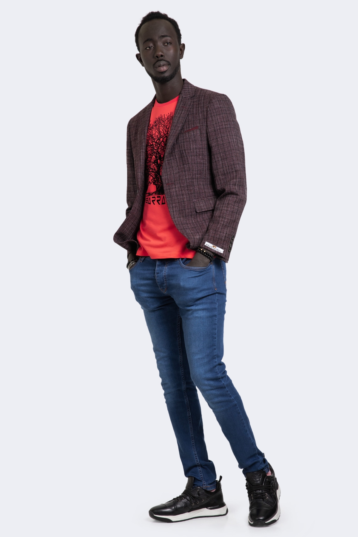 bearraybon-bordo-cizgili-ceket11_2-1.jpg Men's Wool Blend Cashmere Jacket - Image 1