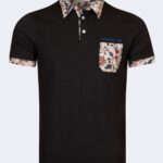 Men's t-shirt with leaf detail