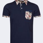 Men's t-shirt with leaf detail