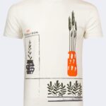 Garden breeze graphic printed men's t-shirt