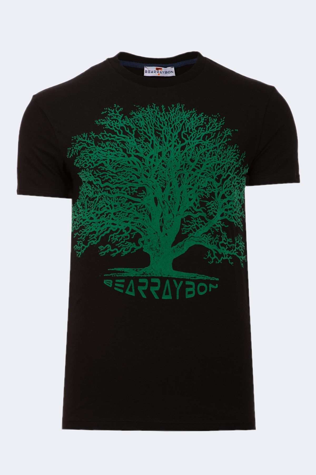 bearraybon-roundcollar-t-shirt-10044-black-1_2-1.jpg Men's t-shirt with iconic plane tree figure - Image 1