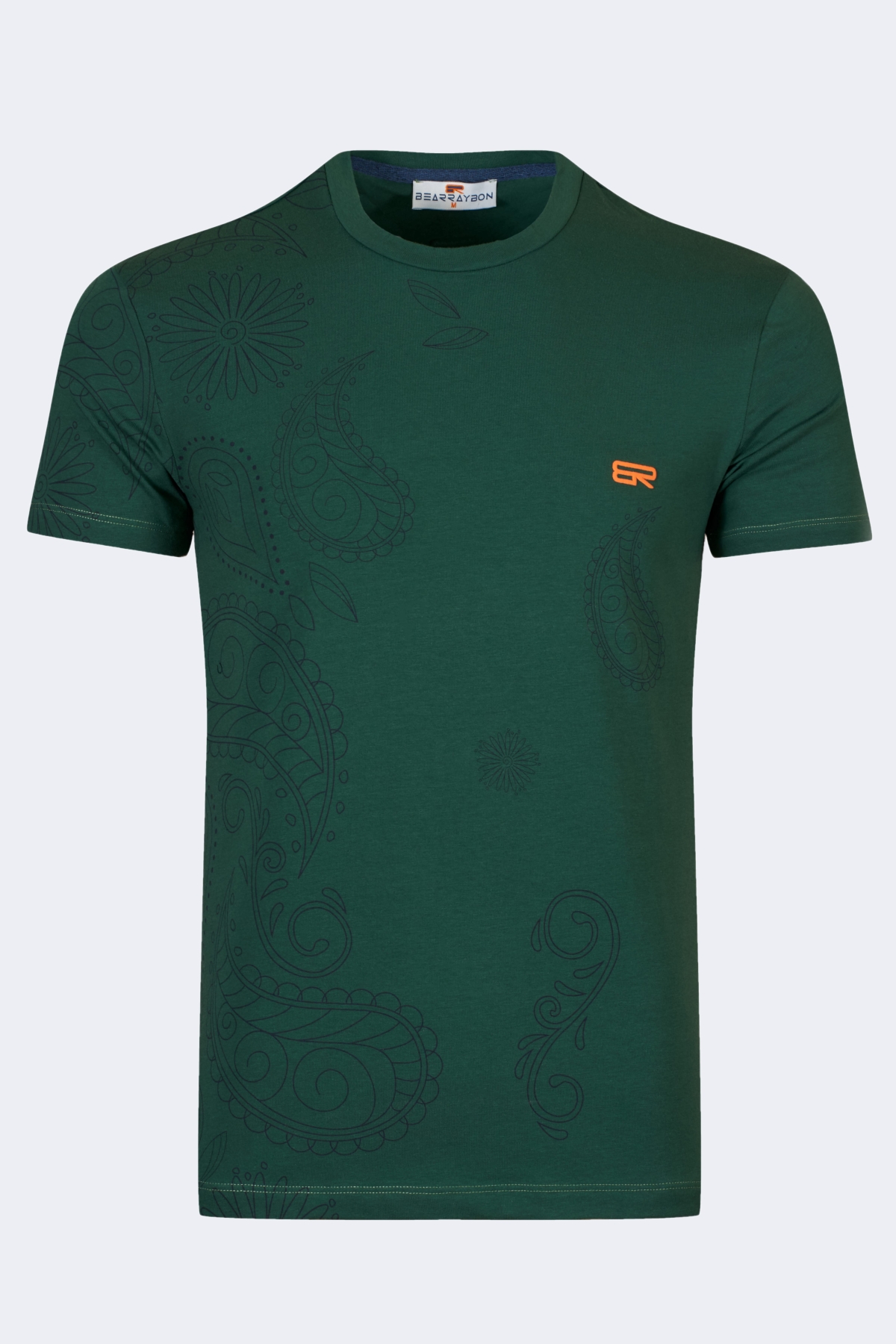 bearraybon-roundcollar-t-shirt-10045-green-1_7-1.jpg Spring breeze men's t-shirt - Image 1