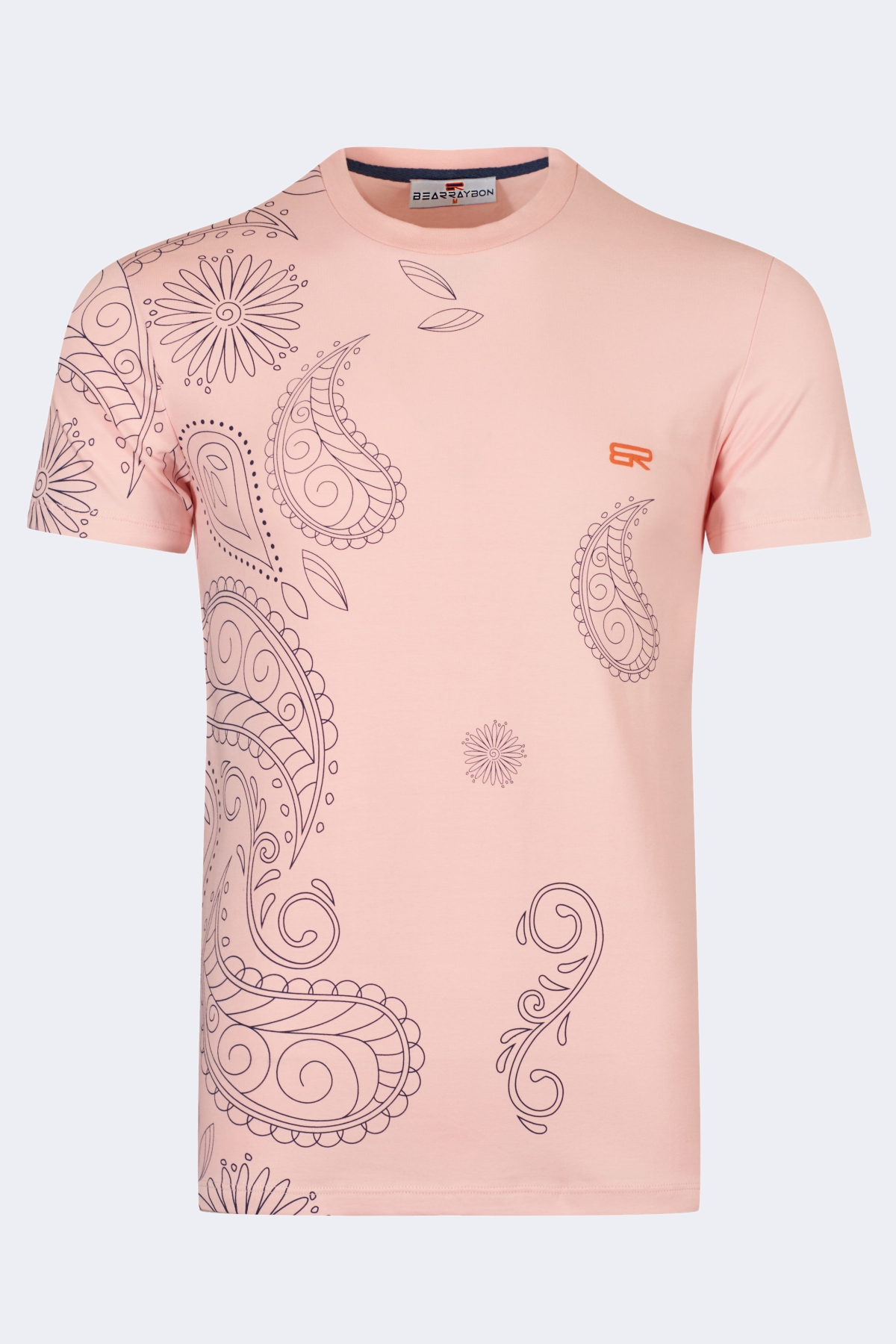 bearraybon-roundcollar-t-shirt-10045-pink-1_2-1.jpg Spring breeze men's t-shirt - Image 1