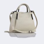 Women's leather hand and shoulder bag