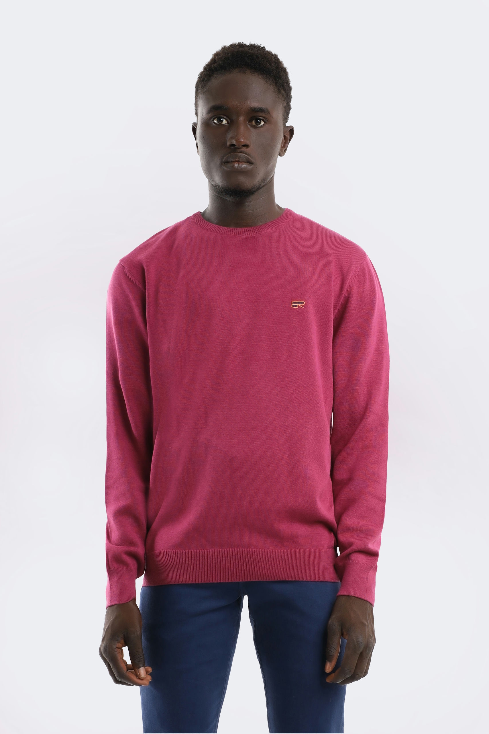 18054 (5) Pure wool blend embroidered logo printed knitwear - Image 1