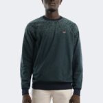 Geometric patterned wool knitwear