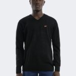 V-neck pure wool knitwear