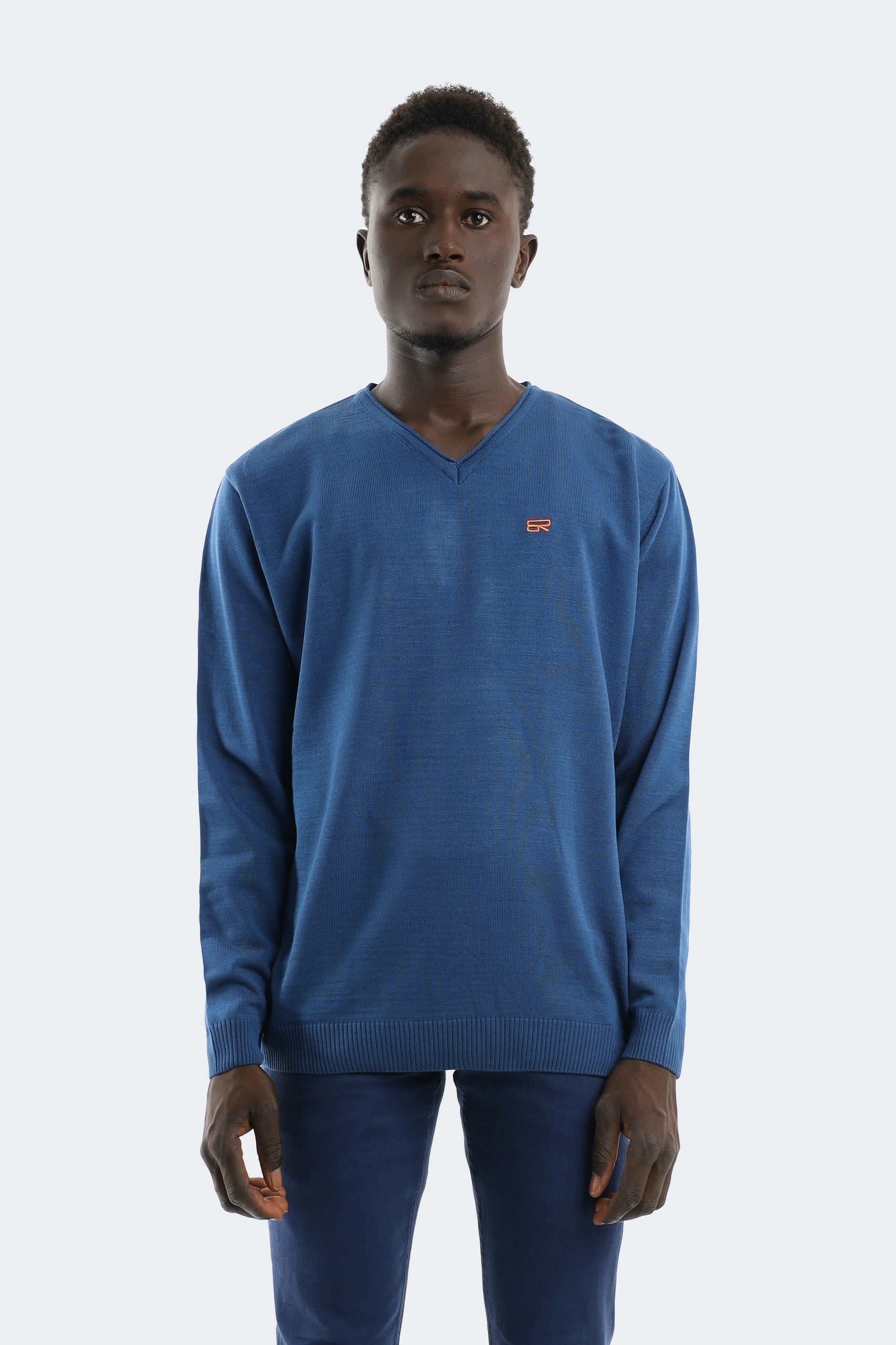 25002 (16) V-neck pure wool knitwear - Image 1