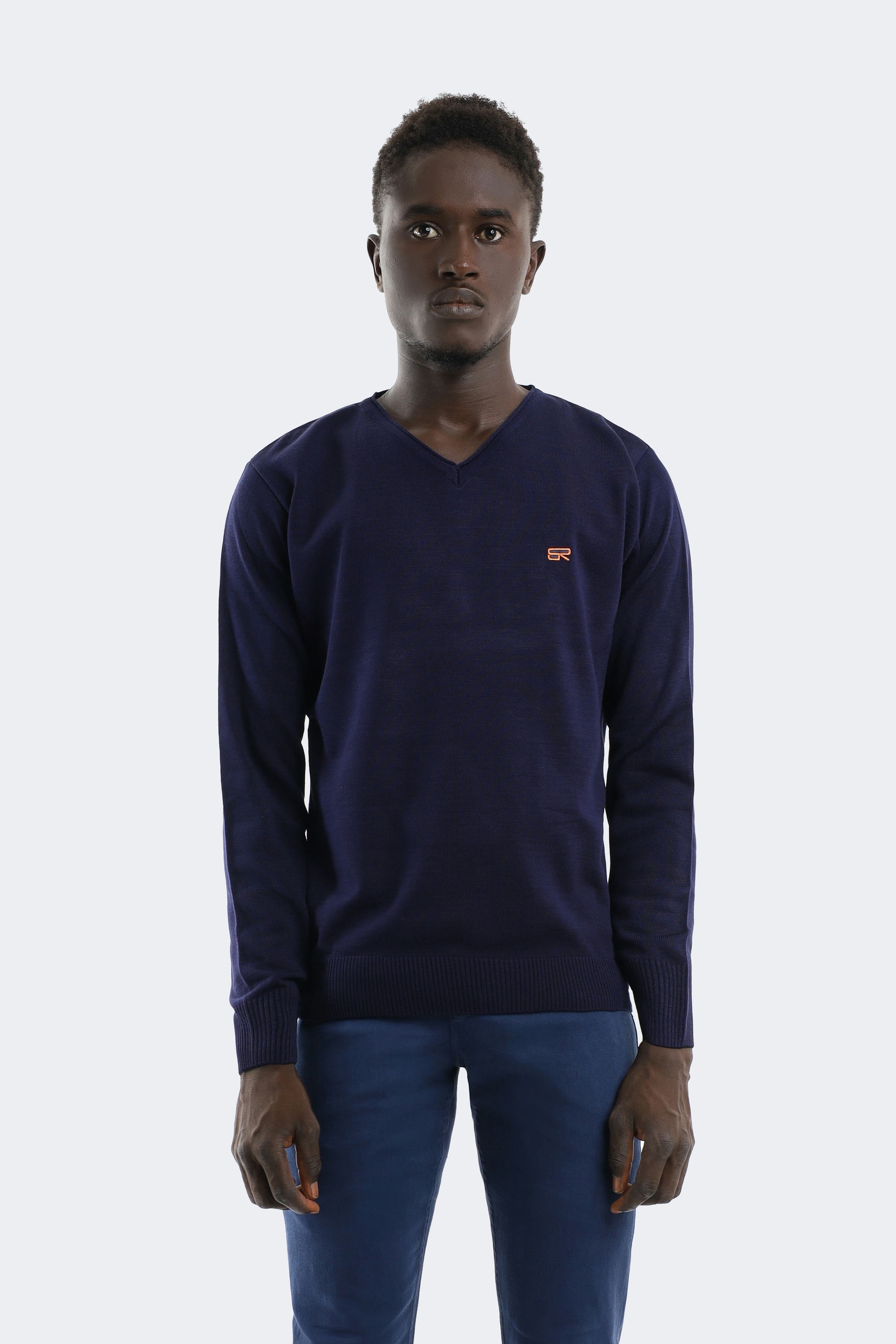 25002 (24) V-neck pure wool knitwear - Image 1