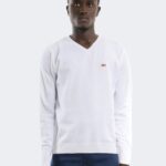 V-neck pure wool knitwear