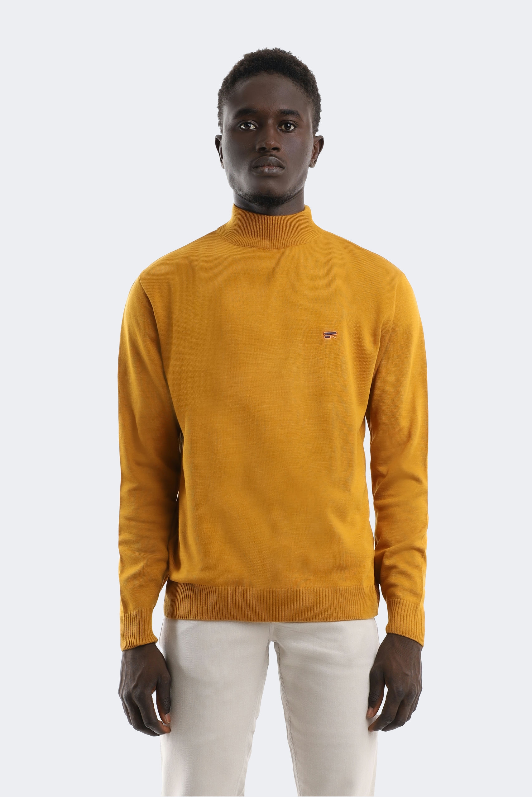 25004 (13) Pure wool knitwear with embroidery logo print - Image 1