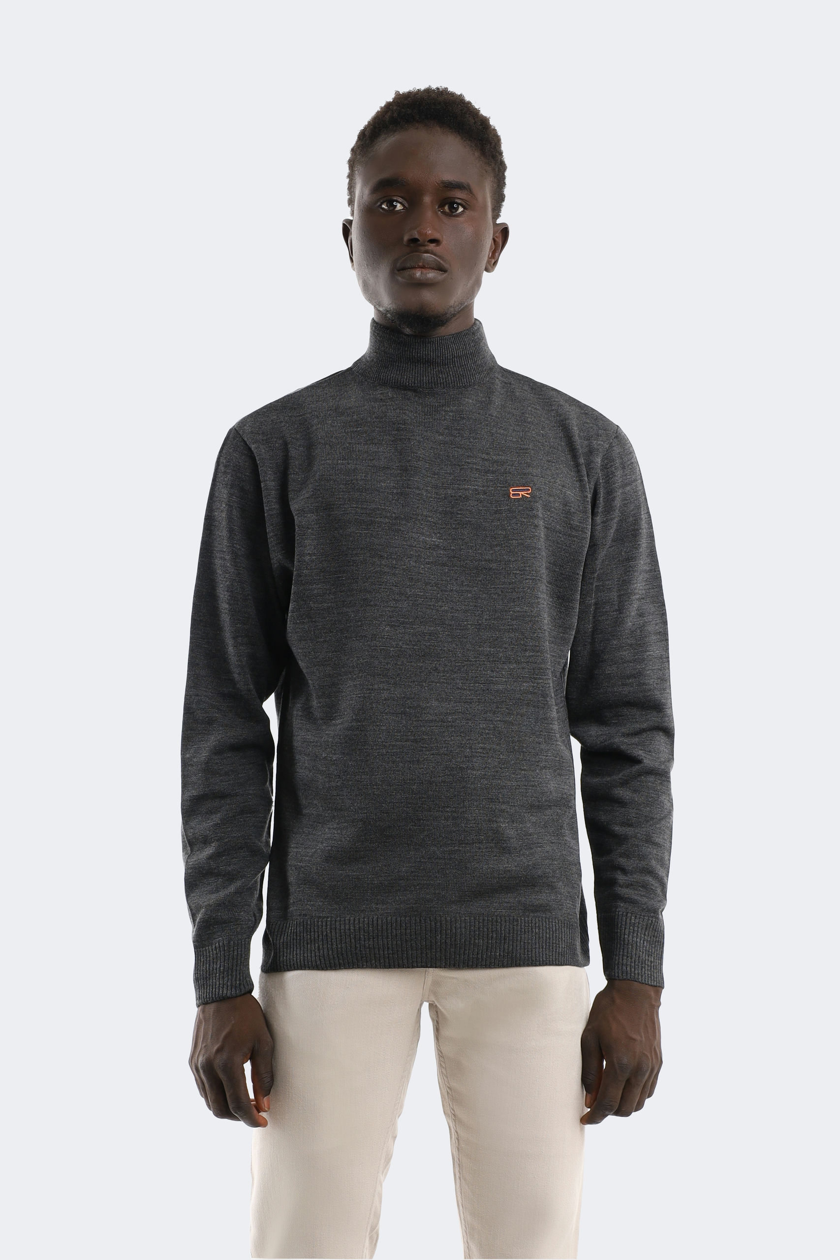 25004 (17) Pure wool knitwear with embroidery logo print - Image 1