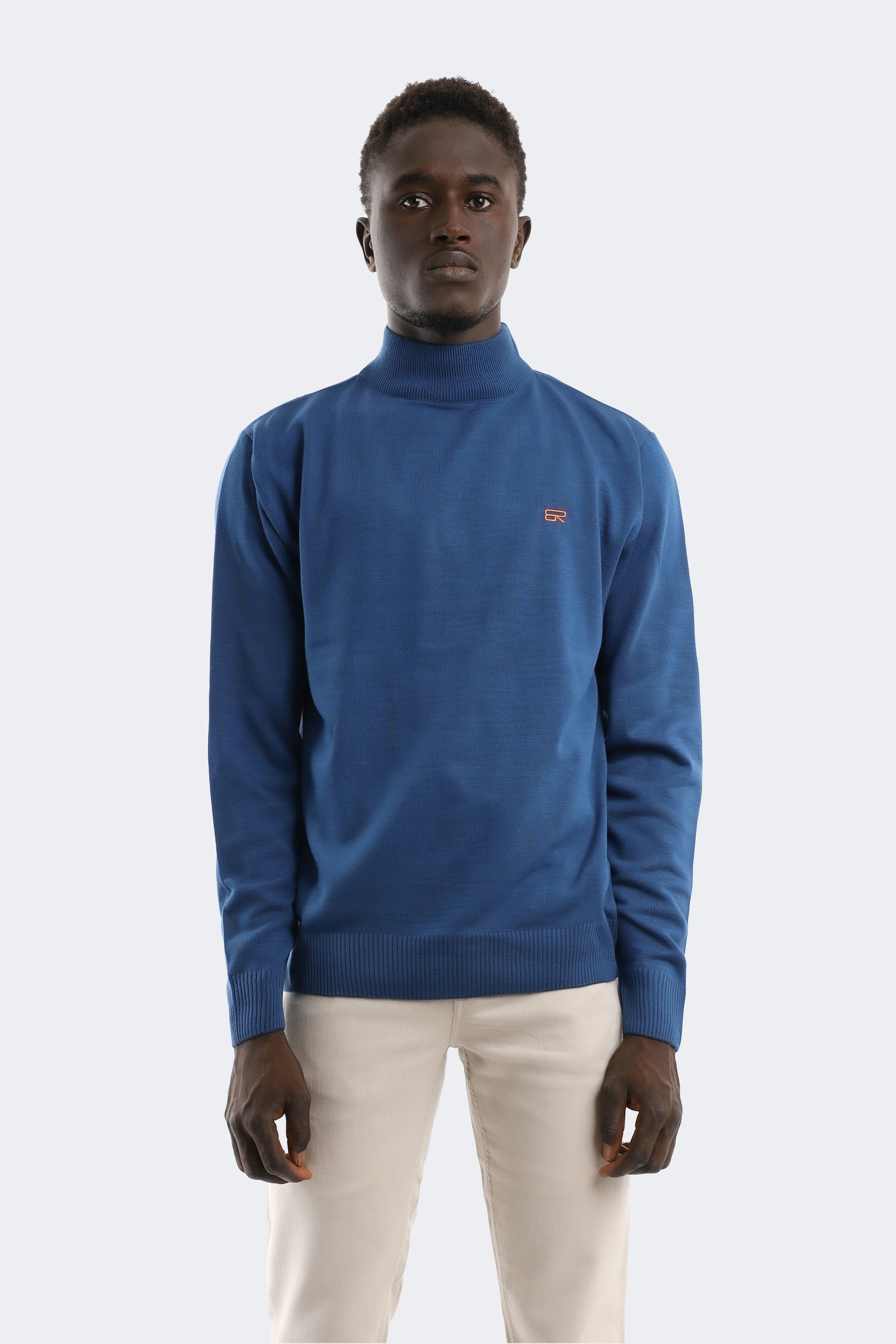 25004 (9) Pure wool knitwear with embroidery logo print - Image 1