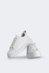 Classic All-White Leather Sneakers