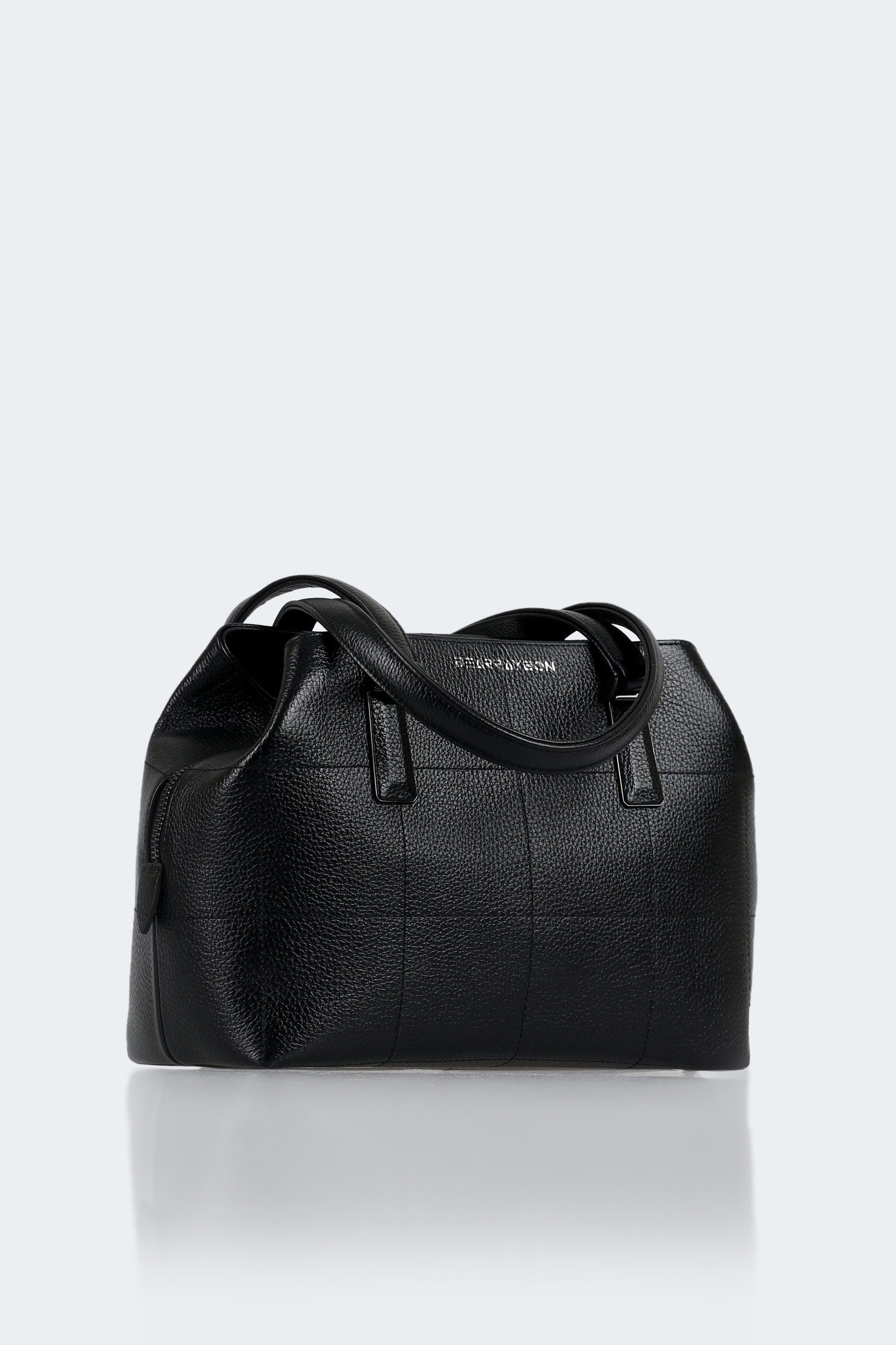 80 (1) Women's checkered leather handbag - Image 1